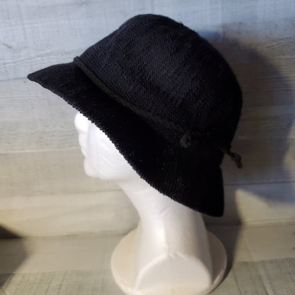 Marcus Adler Black Woven Unlined Bucket Hat - One Size - Picture 2 of 12